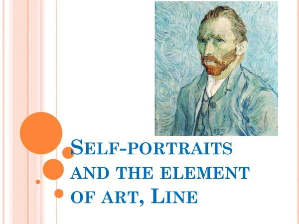 Self-portraits and the element of art, Line
