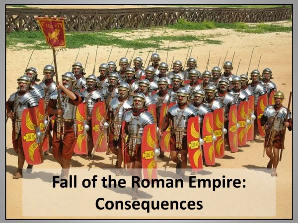 Fall of the Roman Empire: Consequences