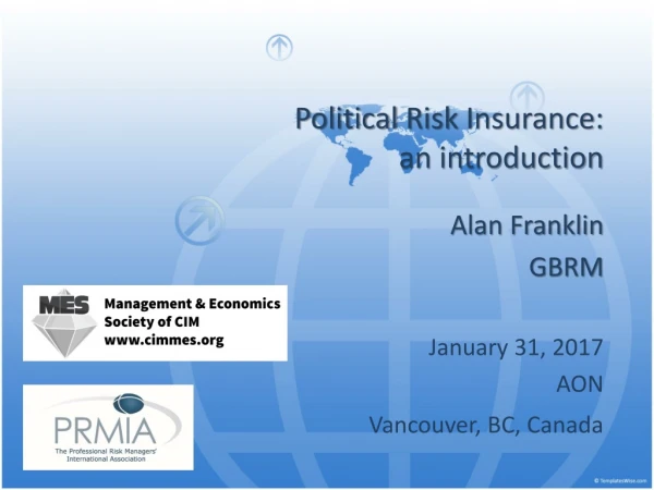 Political Risk Insurance : an introduction
