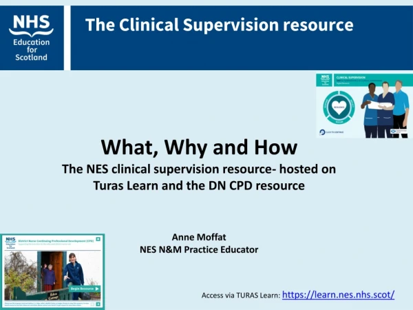 The Clinical Supervision resource
