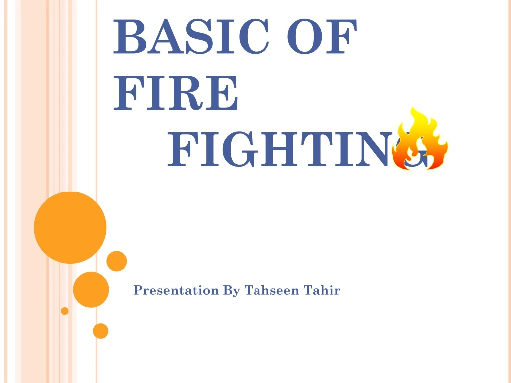 basic of fire fighting