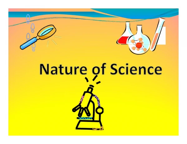 1.	 Science is subject to