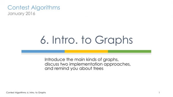 6. Intro. to Graphs