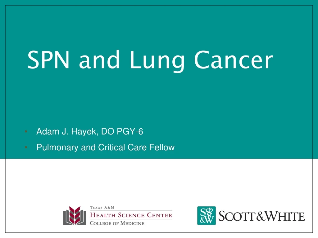 spn and lung cancer