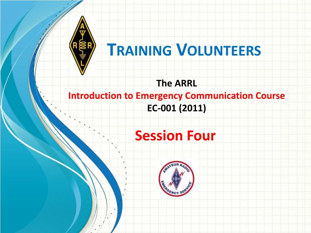 training volunteers