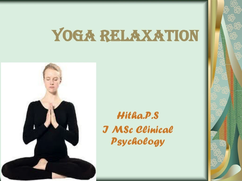yoga relaxation