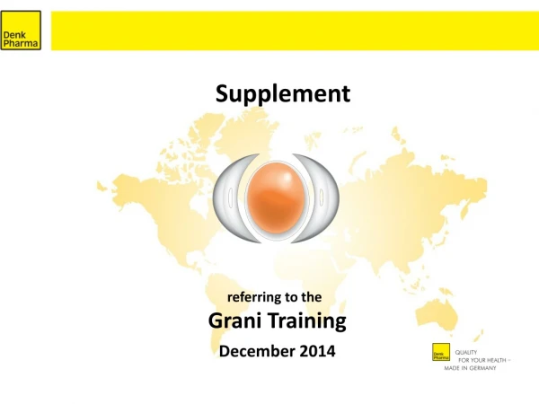 referring to the Grani Training December 2014