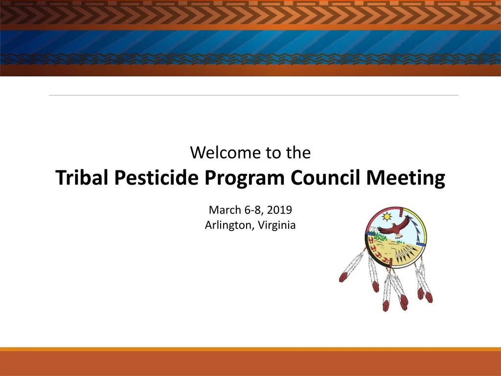welcome to the tribal pesticide program council