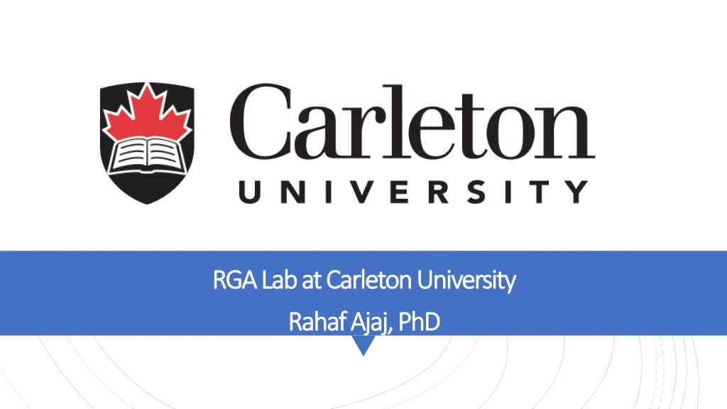 rga lab at carleton university