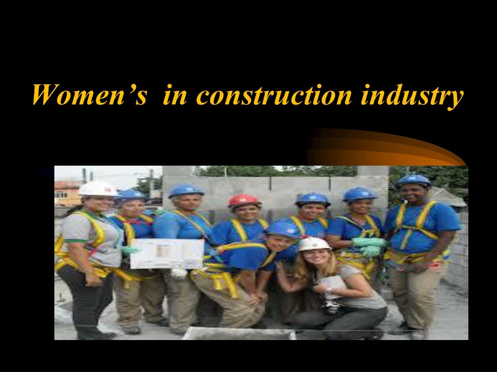 women s in construction industry