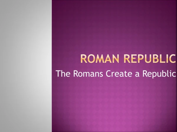 Roman republic