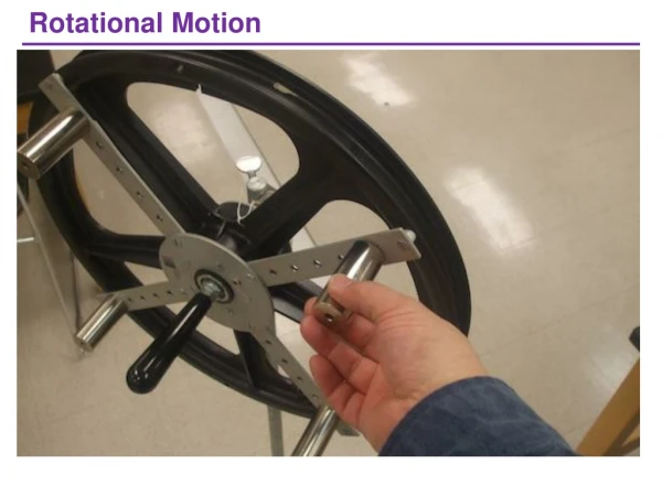 Rotational Motion