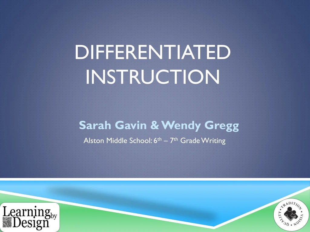 PPT - Differentiated Instruction PowerPoint Presentation, Free Download ...