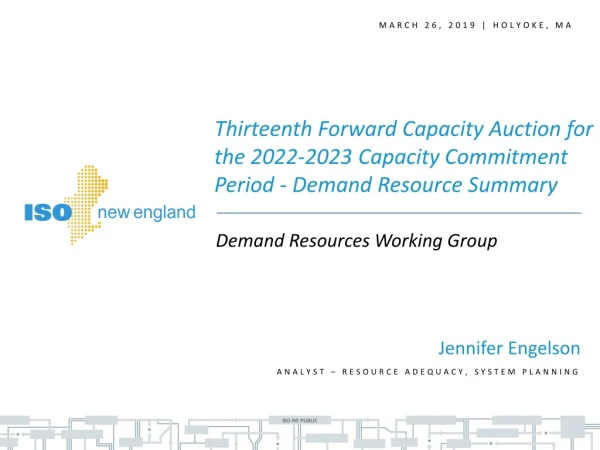 Demand Resources Working Group