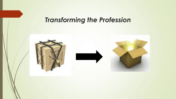 Transforming the Profession