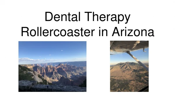 Dental Therapy Rollercoaster in Arizona