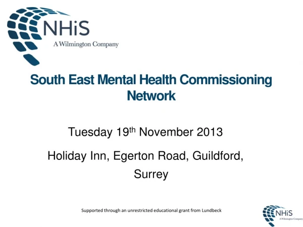 South East Mental Health Commissioning Network