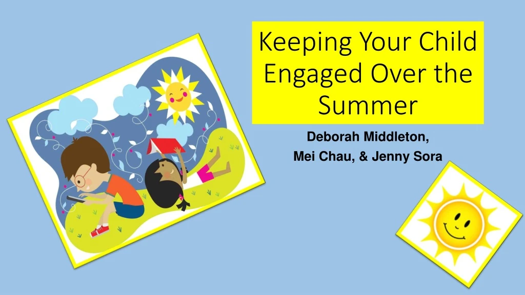keeping your child engaged over the summer