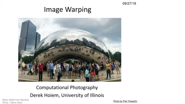 Image Warping