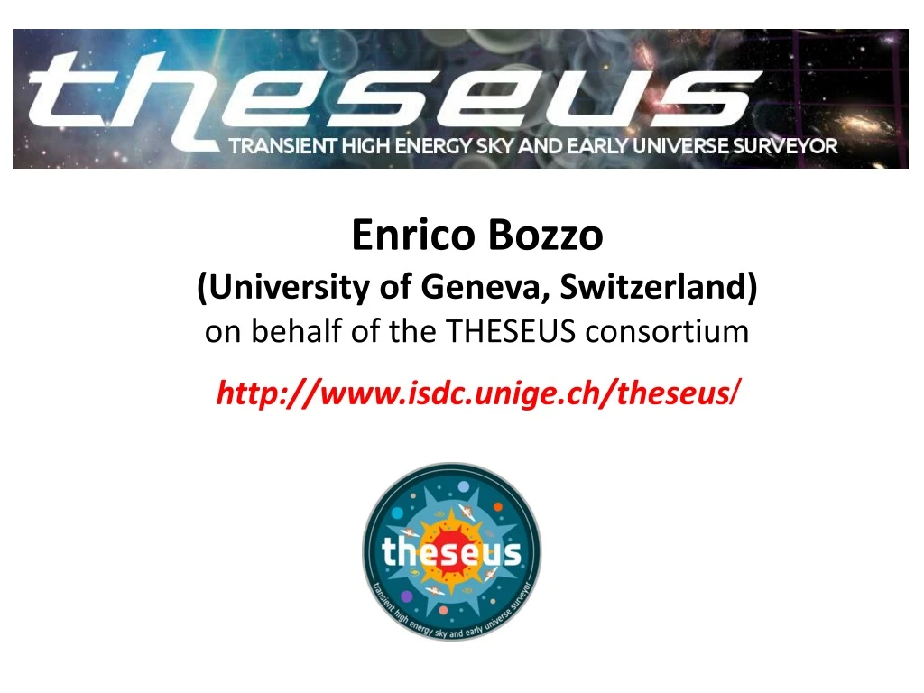 enrico bozzo university of geneva switzerland