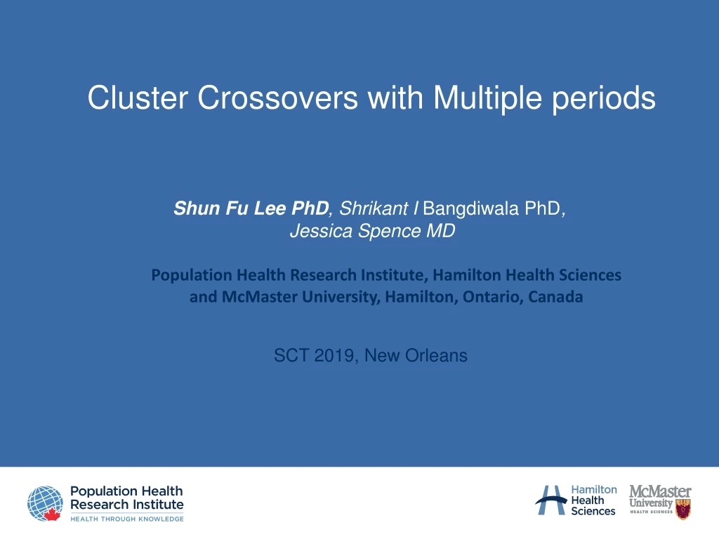 cluster crossovers with multiple periods