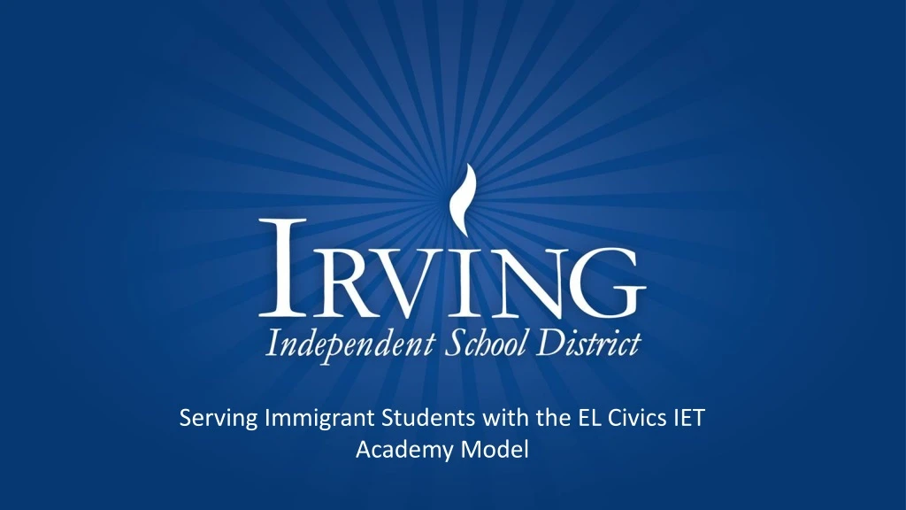 serving immigrant students with the el civics
