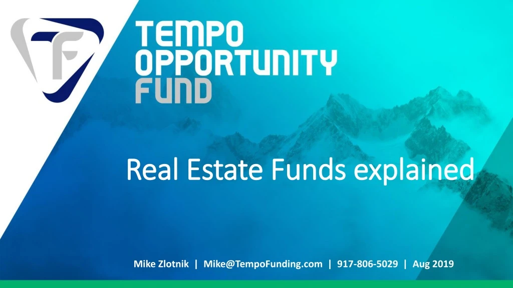 real estate funds explained