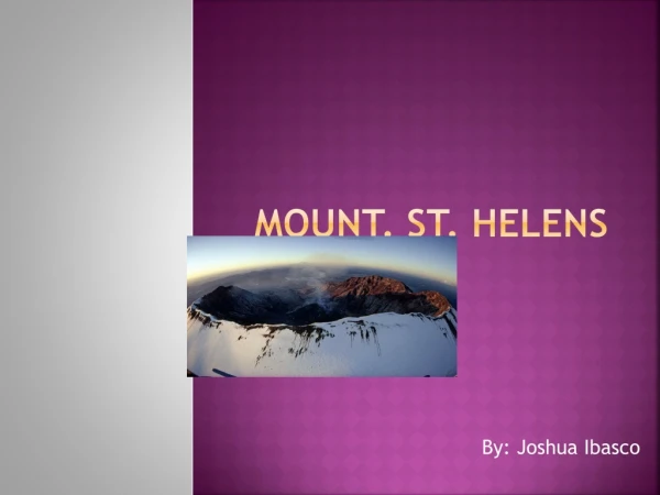Mount. St. Helens