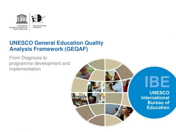 UNESCO General Education Quality Analysis Framework (GEQAF)