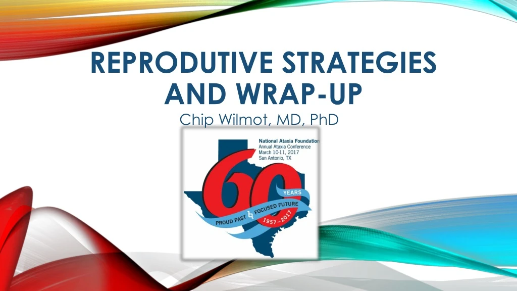 reprodutive strategies and wrap up