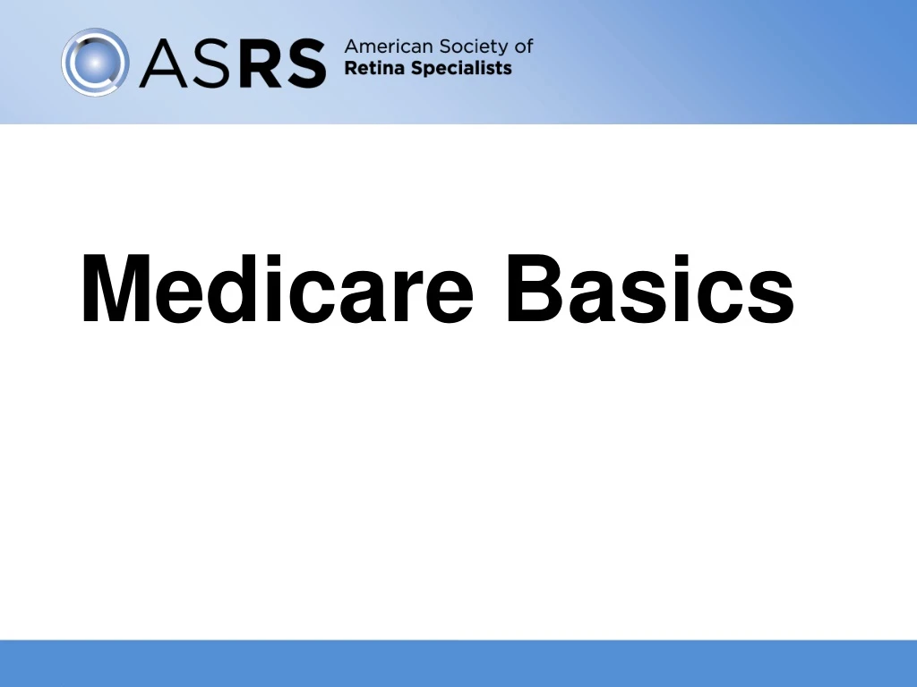 medicare basics