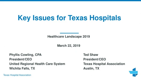 Key Issues for Texas Hospitals