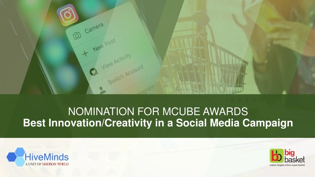 nomination for mcube awards best innovation creativity in a social media campaign