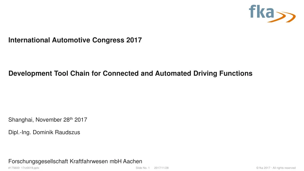 international automotive congress 2017