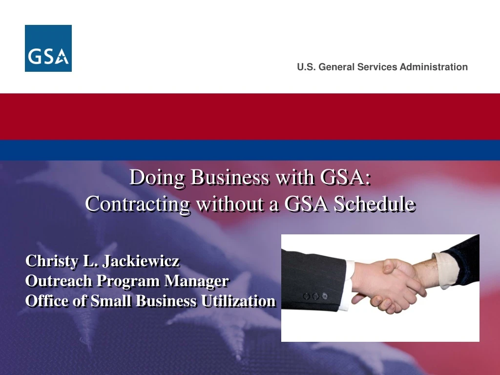 doing business with gsa contracting without