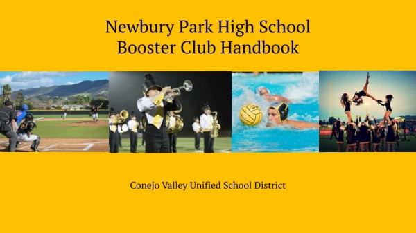 Newbury Park High School Booster Club Handbook
