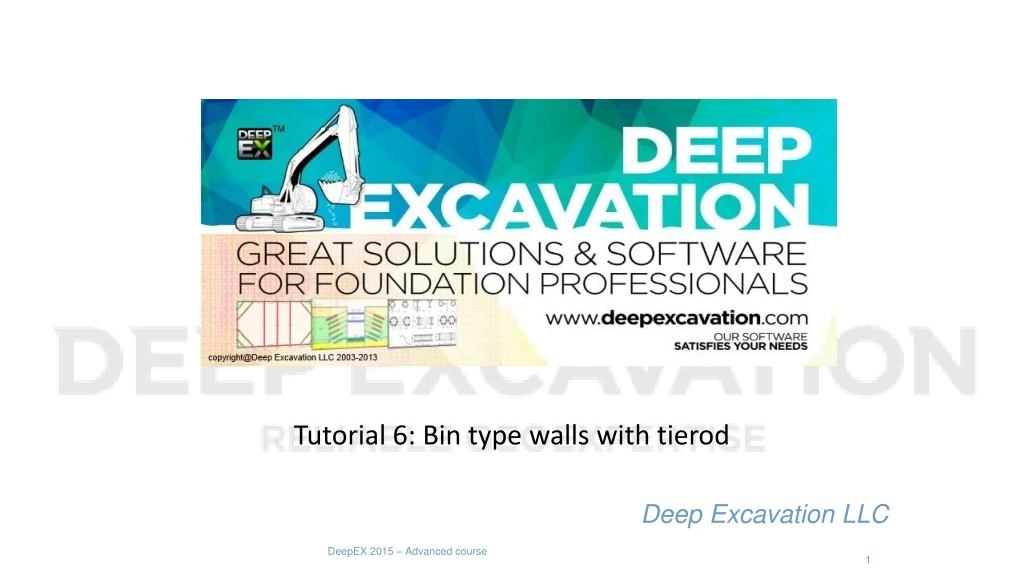 tutorial 6 bin type walls with tierod