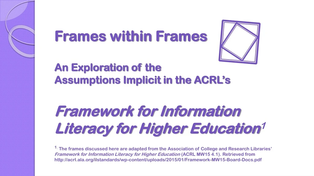 frames within frames