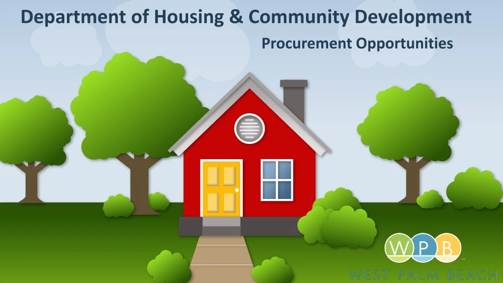 department of housing community development