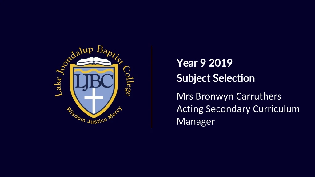 year 9 2019 subject selection