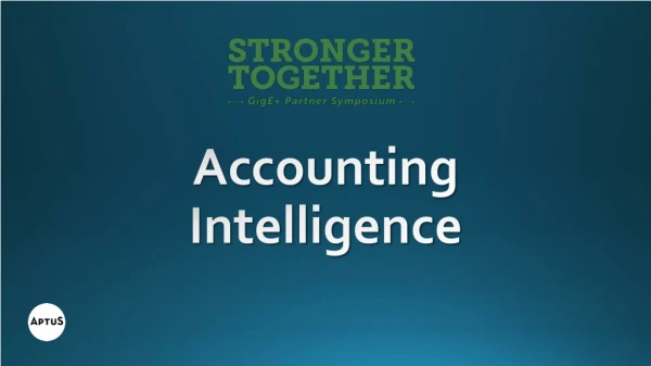 Accounting Intelligence