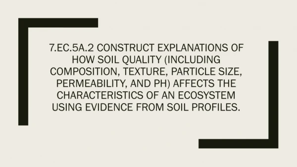 Soil and its importance