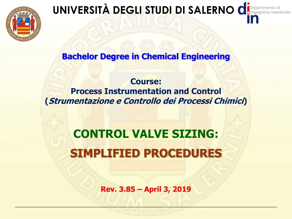 universit degli studi di salerno