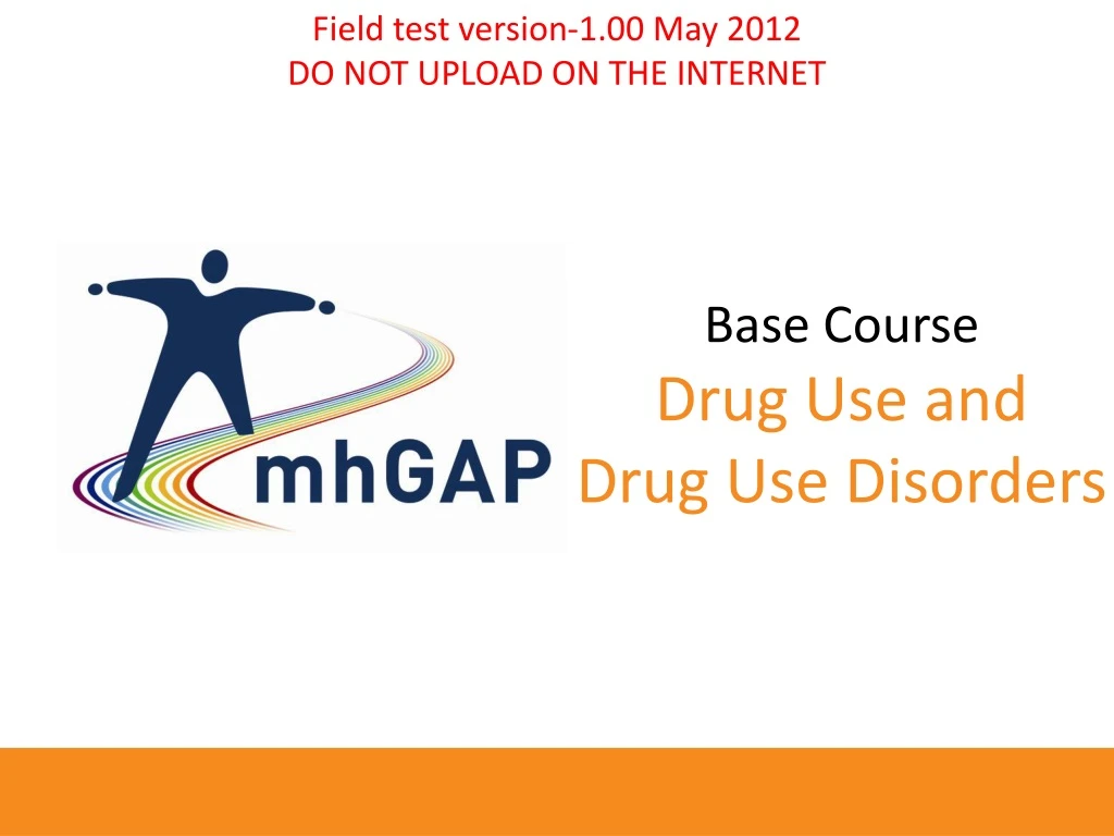 base course drug use and drug use disorders