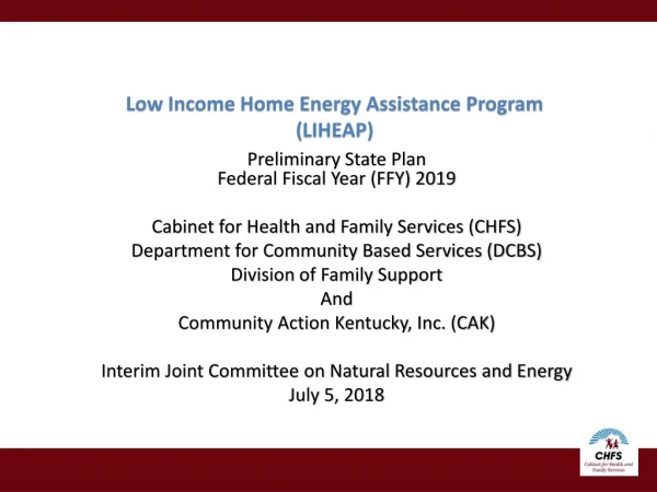 Low Income Home Energy Assistance Program ( LIHEAP )