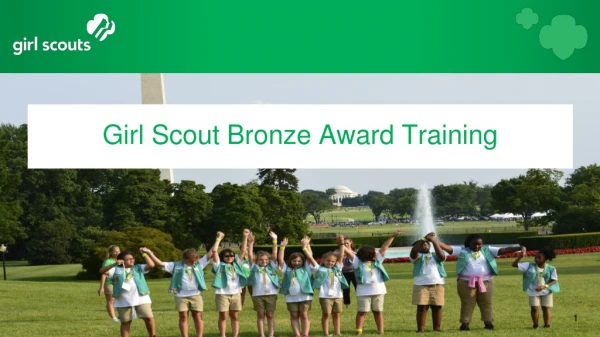 Girl Scout Bronze Award Training