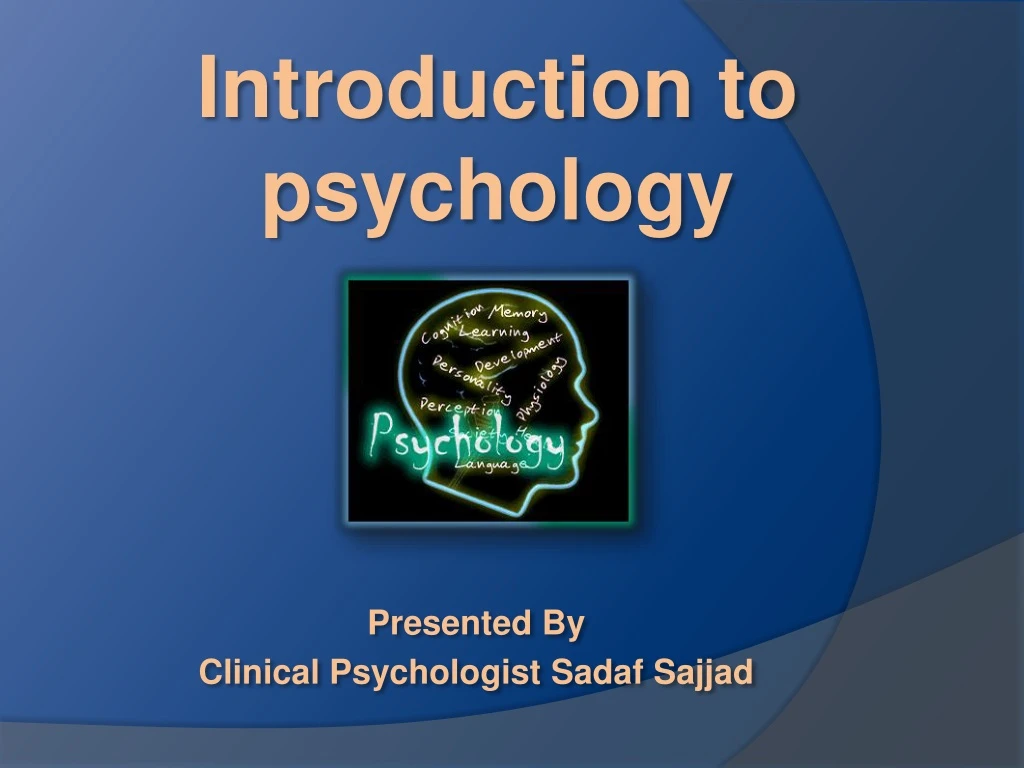 introduction to psychology