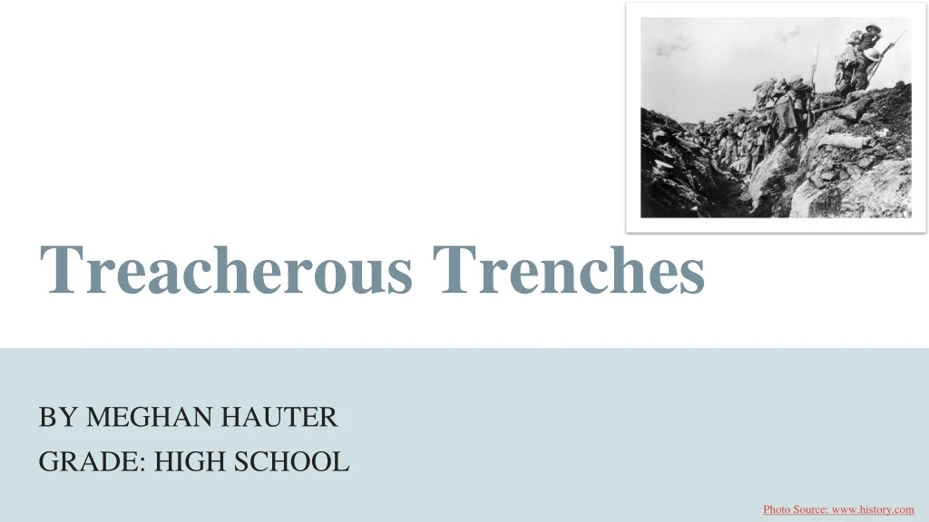 treacherous trenches