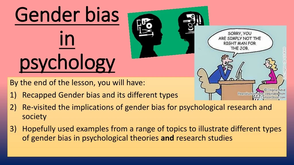 gender bias in psychology