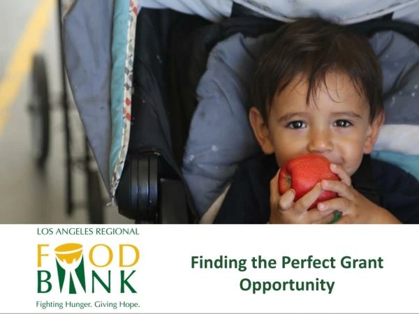 Finding the Perfect Grant Opportunity